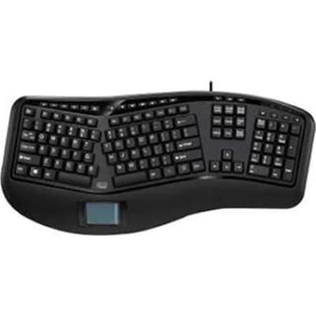 Upgrade Tru-Form Ergonomic Usb Touchpad Keyboard; With Split Key Zones And Gentl UP539127
